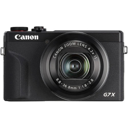 Canon PowerShot G7 X Mark III – 4K Vlogging Camera, 20.1MP, Black | Wi-Fi Bluetooth | YouTube Live Streaming Camera