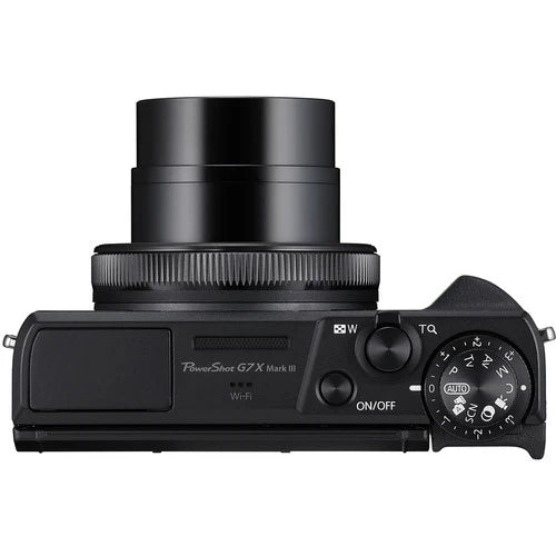 Canon PowerShot G7 X Mark III – 4K Vlogging Camera, 20.1MP, Black | Wi-Fi Bluetooth | YouTube Live Streaming Camera