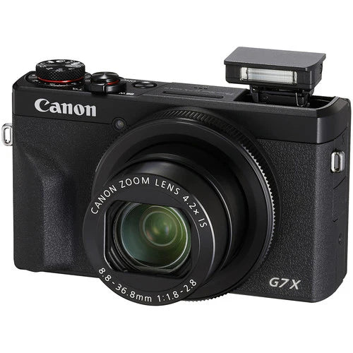 Canon PowerShot G7 X Mark III – 4K Vlogging Camera, 20.1MP, Black | Wi-Fi Bluetooth | YouTube Live Streaming Camera